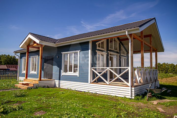 Коттедж 98 м² на участке 10 сот.