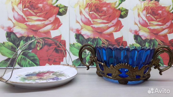 Кофейный набор.Блюдо.Ваза Конфетница