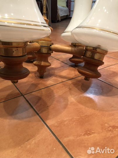 Люстра подвесная пятирожковая