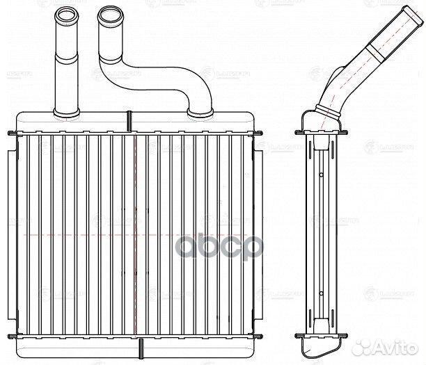 Радиатор отопителя Chevrolet Rezzo (00) (LRh 0