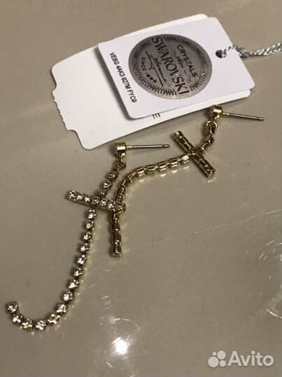 Серьги Swarovski оригинал