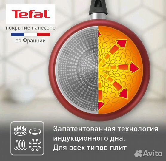 Набор посуды Tefal Daily Expert с крышкой,24/26 см