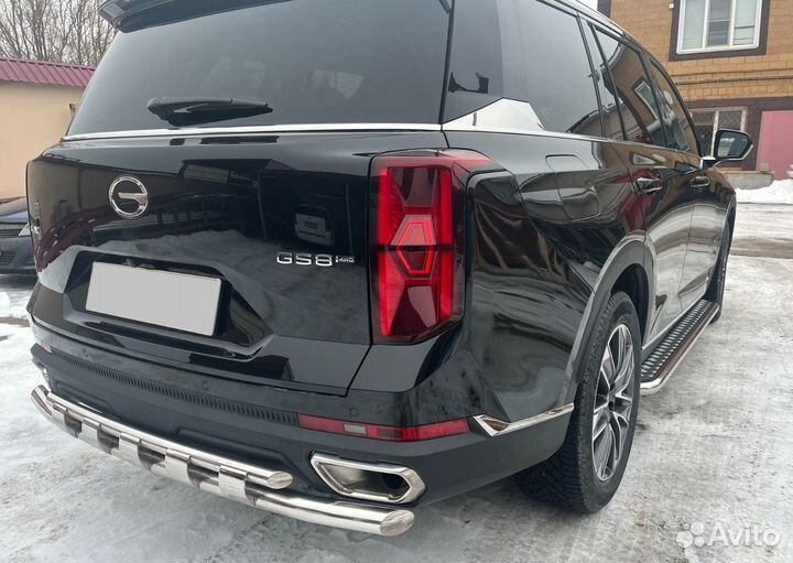GAC GS8 2023 Защита заднего бампера двойная