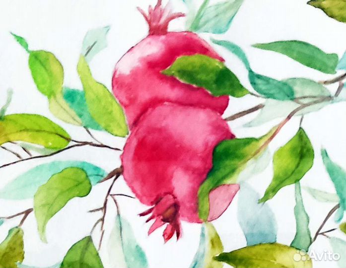 Картина акварель 