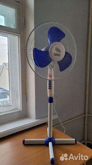 Вентилятор напольный с ночником, новый. Доставка