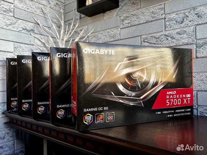 Видеокарта Rx 5700 XT 8GB Gigabyte Gaming OC