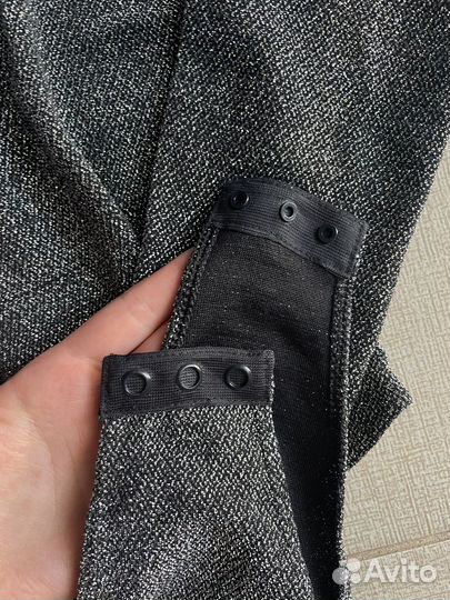 Боди блестящее h&m