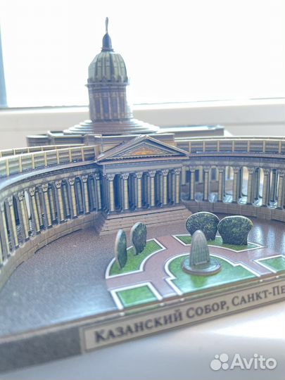 Сборная модель из картона Казанский Собор