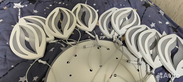 Лед люстра на запчасти