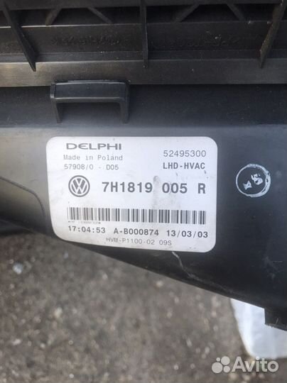 Передняя печка vw t5