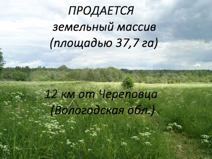 Участок 37,7 га (СНТ, ДНП)