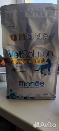 Сухой корм для кошек Monge urinary struvite