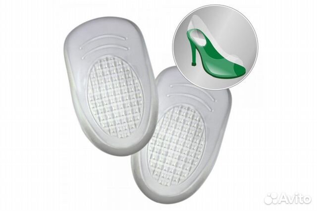 Силиконовая стелька - подпяточник ортопедическая