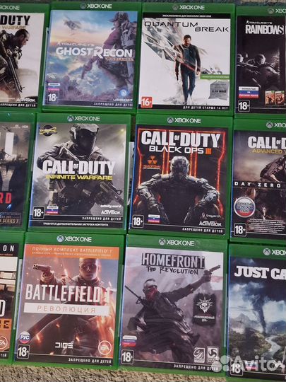 Xbox one игры на дисках