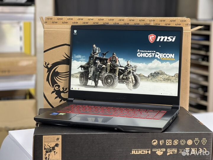 Новый игровой MSI GF63 144Гц i5-11400 8Gb RTX3050