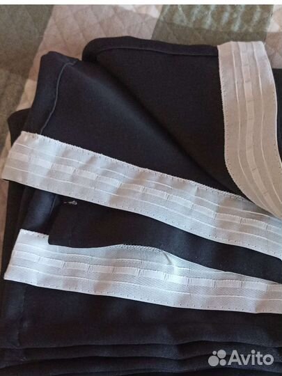 Комплект штор чёрные блекаут новые