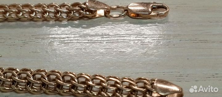 Золотой браслет 20,5 см