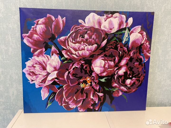 Интерьерная картина (нарисована по номерам)