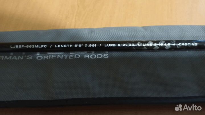 Кастинговый спиннинг LJ Black Sense Faraon 1,98m