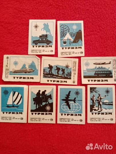 Спичечные этикетки. Туризм