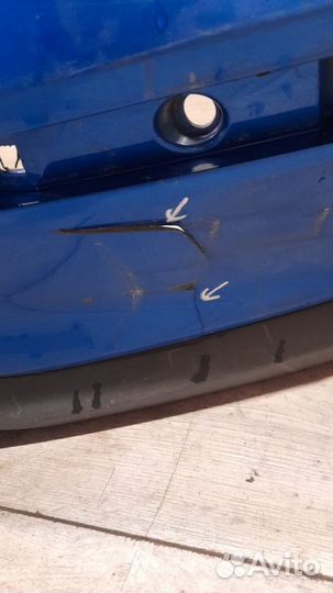 Бампер задний под парктроники Hyundai Solaris 2 С