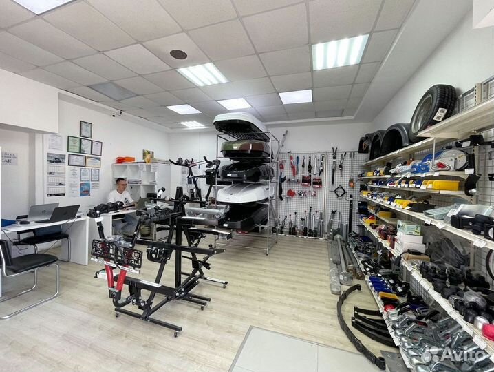 Багажник на крышу Audi A4 Avant на рейлинги аэро