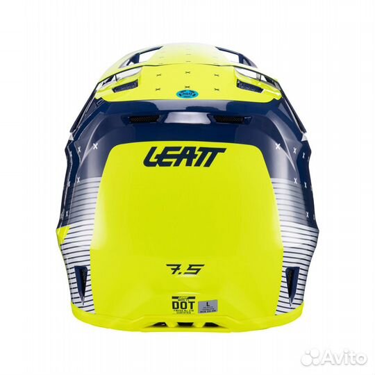 Мотошлем Leatt Moto 7.5 Helmet Kit, Blue