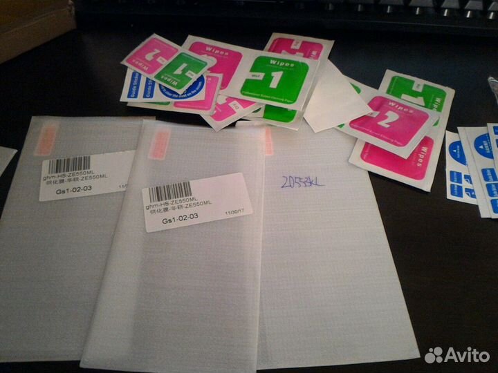 Стекло защитное на асус