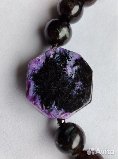 Чароит Астрофиллит браслет