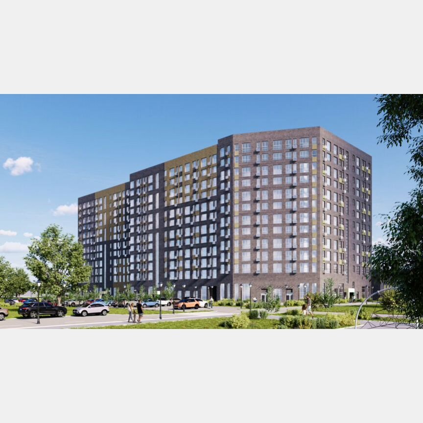 2-к. квартира, 55,8 м², 9/12 эт.