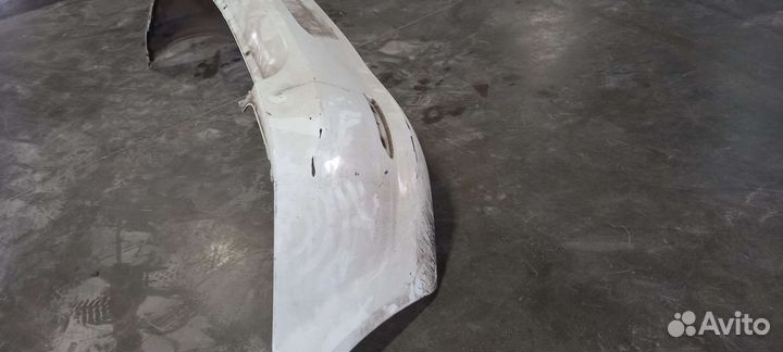 Бампер Рено Логан задний фаза 1 цвет белый