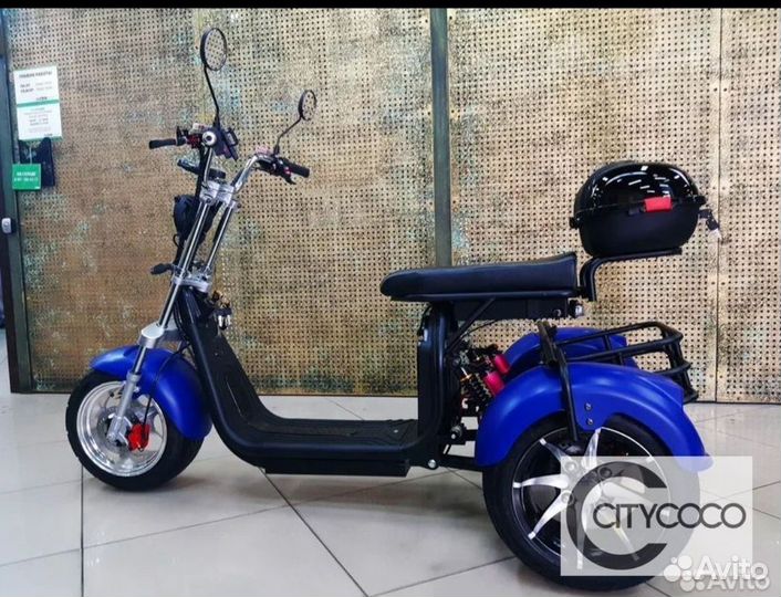 Электроскутер citycoco trike Pro 12
