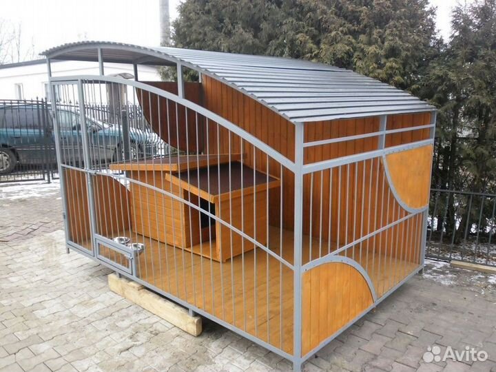 Вольер для собак, Клетка вольер, Будка для собак