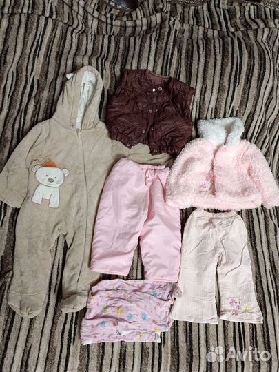 Вещи пакетом для девочки 3-6 месяцев