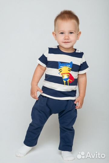 Брюки для мальчика Crockid К 4003 (мой герой, 74)