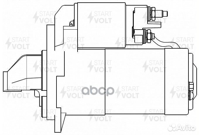 Стартер 2.2кВт Nissan X-Trail T31 2.0dCi 07 L