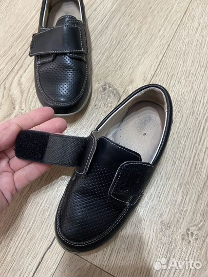 Туфли на мальчика Юничел кожаные размер 29