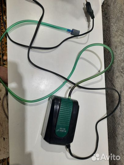 Аквариум для рыбок с компрессором, бу