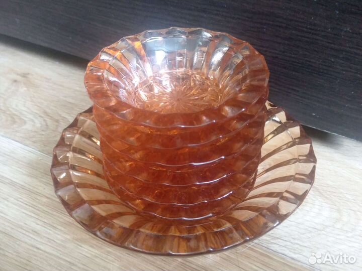 Конфетница и 6 розеток СССР