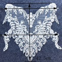 Кружево с вышивкой