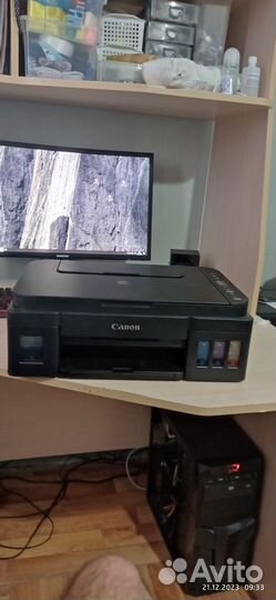 Цветной струйный принтер canon