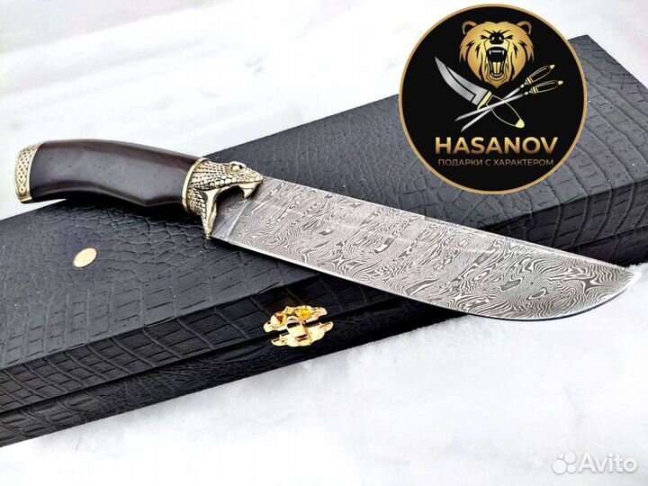 Нож из дамасской стали