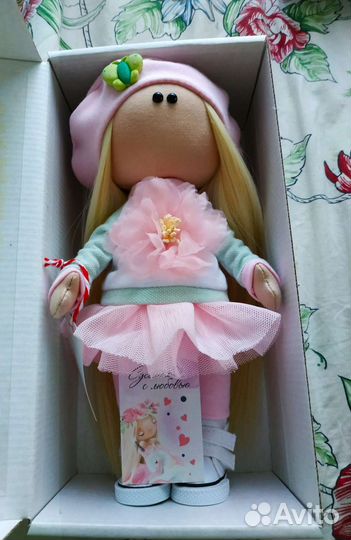 Интерьерная кукла Тильда ручной работы