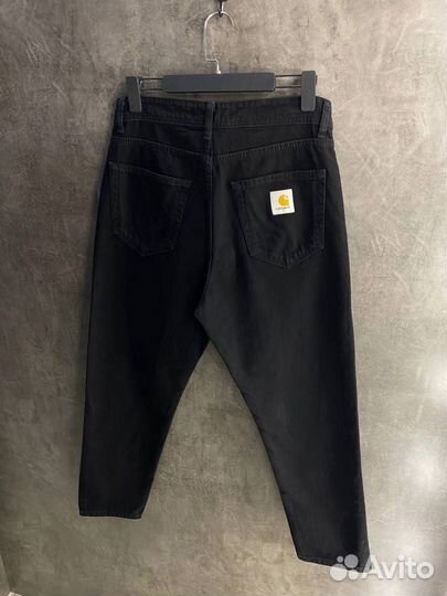 Джинсы Carhartt бананы черные авито-доставка