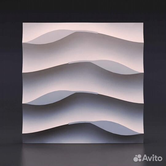 Гипсовая 3D панель 