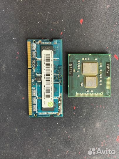 Intel core i5 480m + 4Gb sodimm ddr3