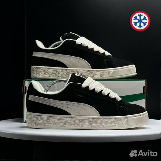 Кроссовки зимние Puma Suede XL black label