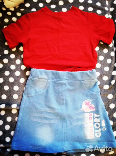 Одежда для девочки пакетом 116-122