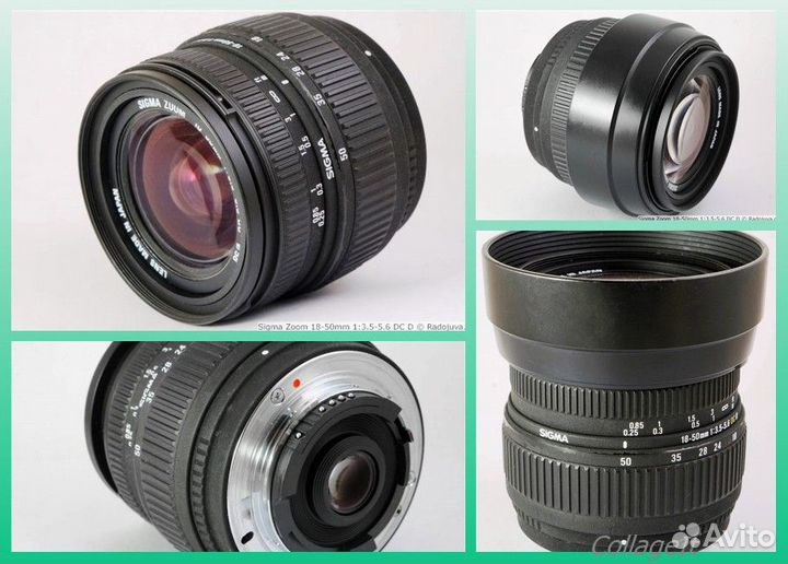 Объектив Sigma 18 - 50mm 3.5-5.6 для Nikon