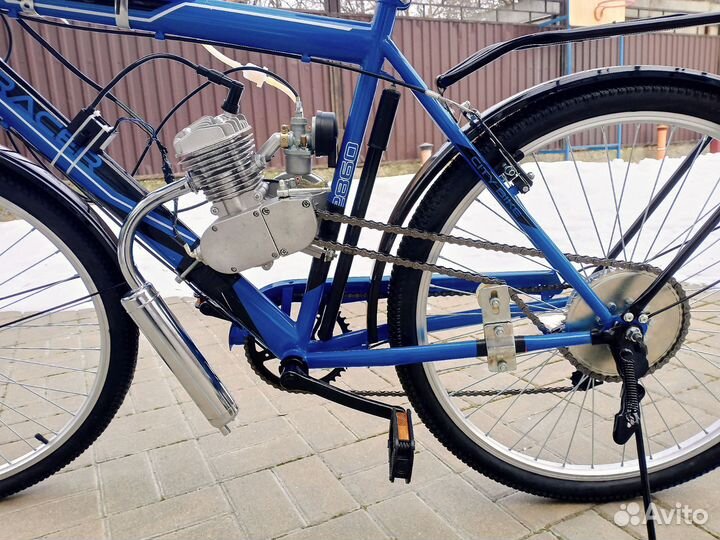 Велосипед с бензиновым мотором